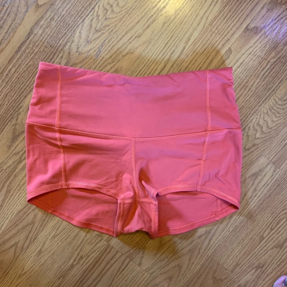 Victoria’s Secret Sport High-waisted Coral Shorts